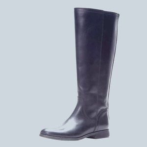 Frye and Co. Womens Jolie Back Zip Black Knee-High